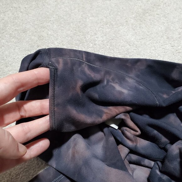 LULULEMON Align Bike Short 6" Diamond Dye Graphite Grey Pink Pastel Women's 14 - Picture 4 of 12